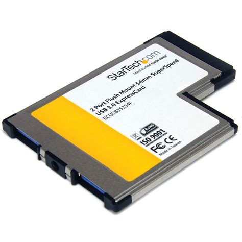 Amazon.com: StarTech.com 2 Port Flush Mount ExpressCard .
